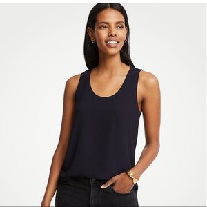 Ann Taylor Mixed Jersey Tank
